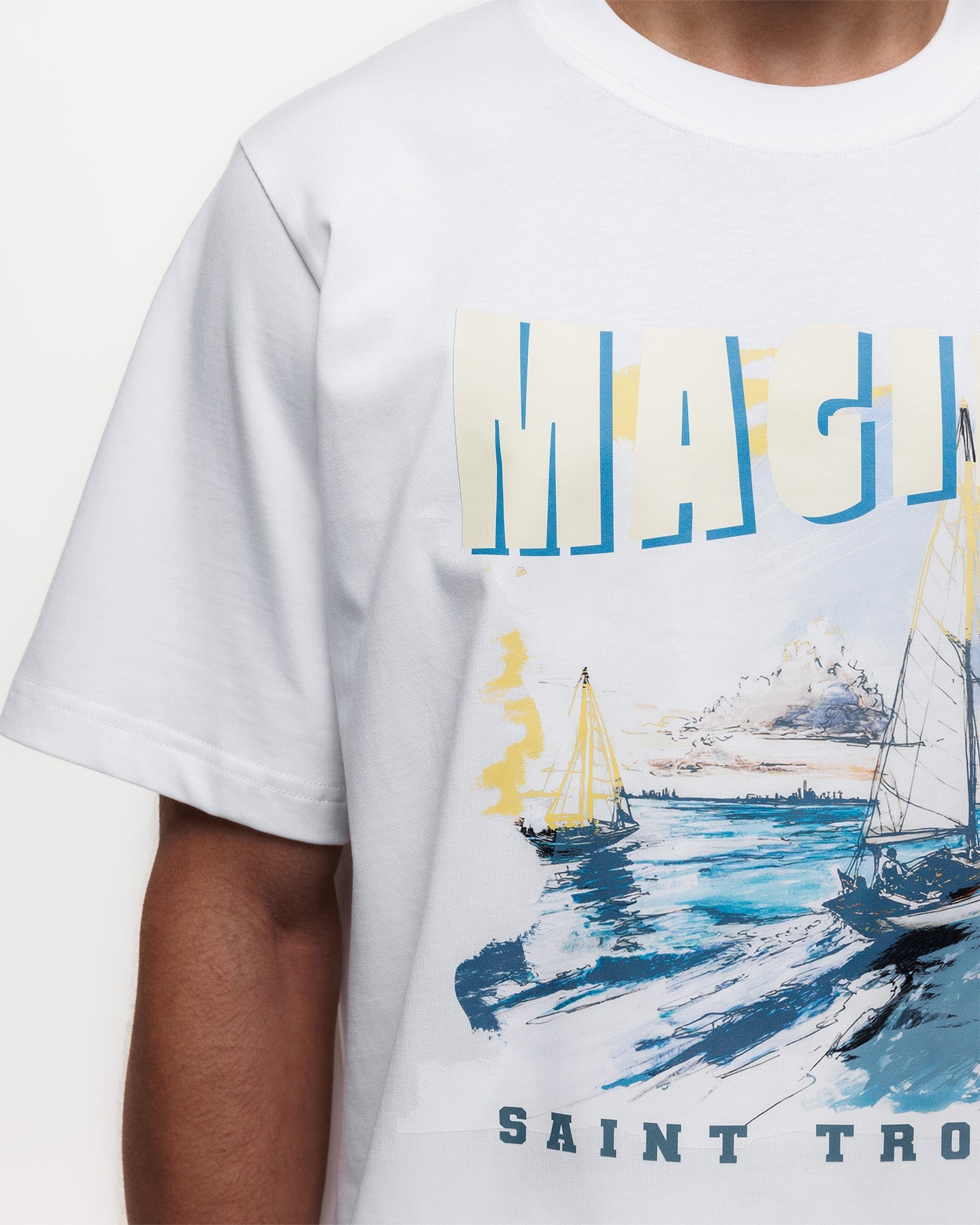 MAGIRI Voyage Printed White T-Shirt